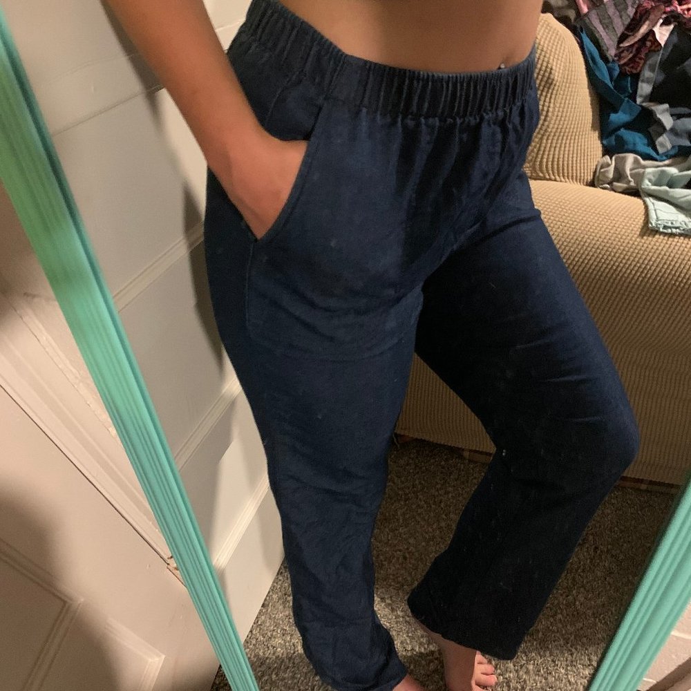 stretch waistband jeans